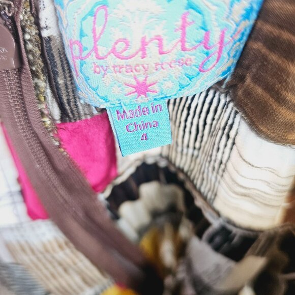 Plenty by Tracy Reese Anthropologie Multi Texture 100% Silk Sleeveless Dress, 4 - Picture 9 of 9